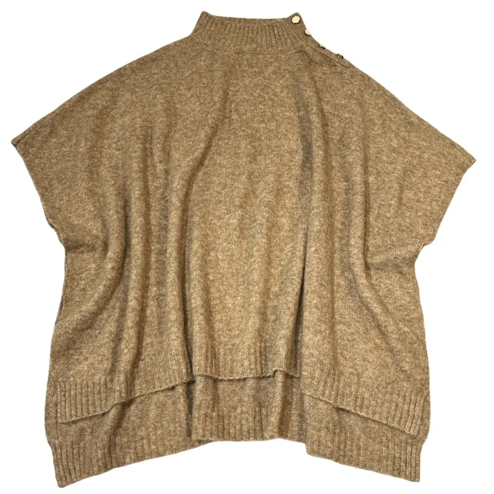 J. Crew Button Neck Poncho